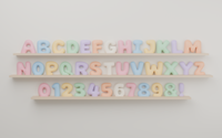 Standing Bubble Letters A–Z, 0–9, & and ! — Printable Files (STL + 3MF)