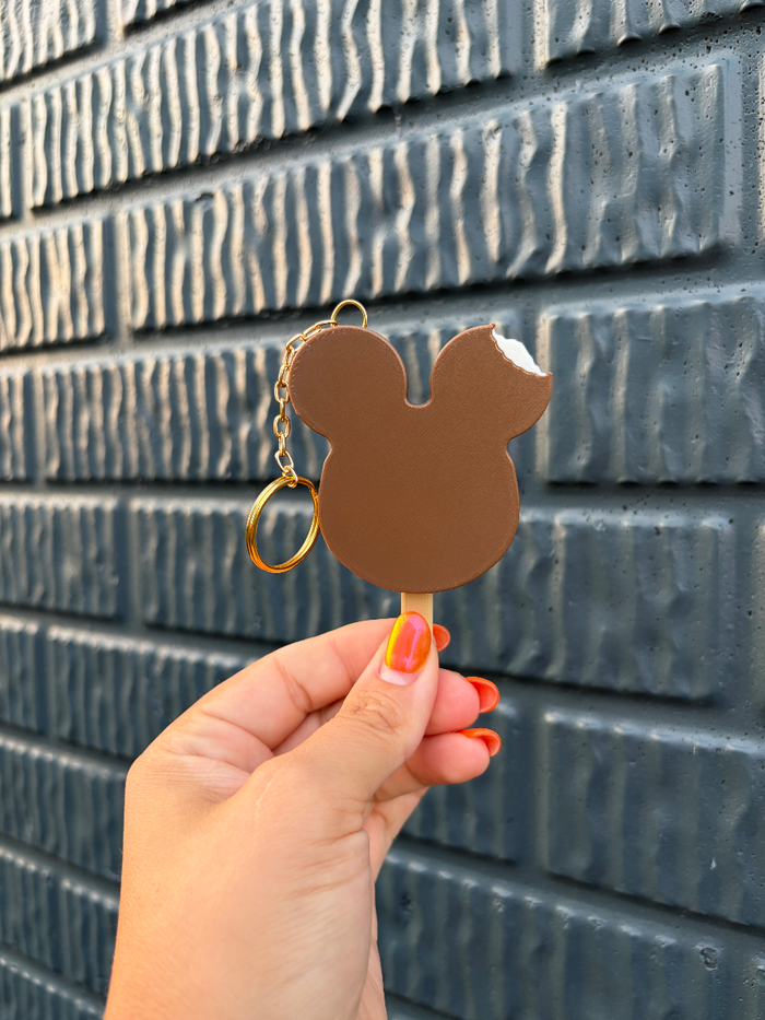 Chocolate Mouse Treat Keychain