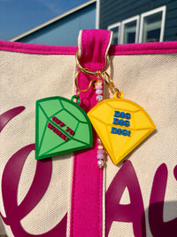 Gemstone Charm Keychain Collection | Customizable STL + 3MF Digital Files