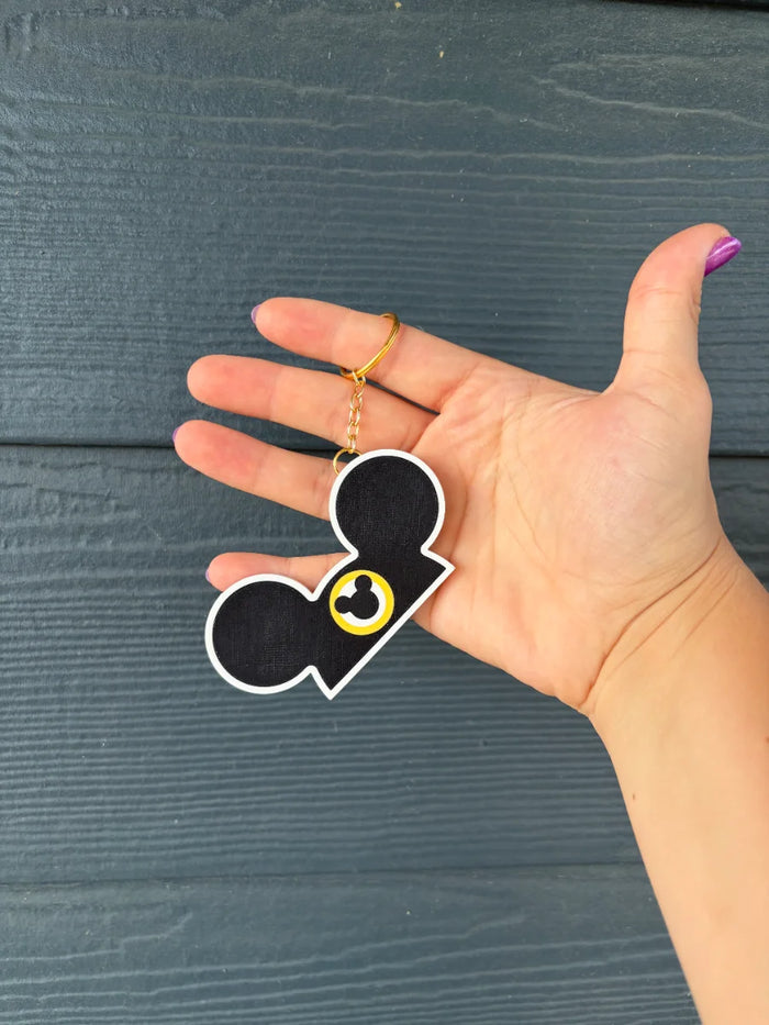 Classic Mouse Ear Hat Keychain