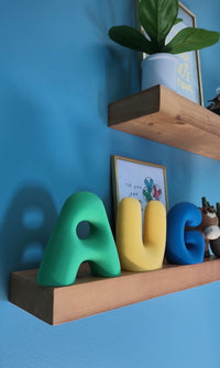 Standing Bubble Letters A–Z, 0–9, & and ! — Printable Files (STL + 3MF)