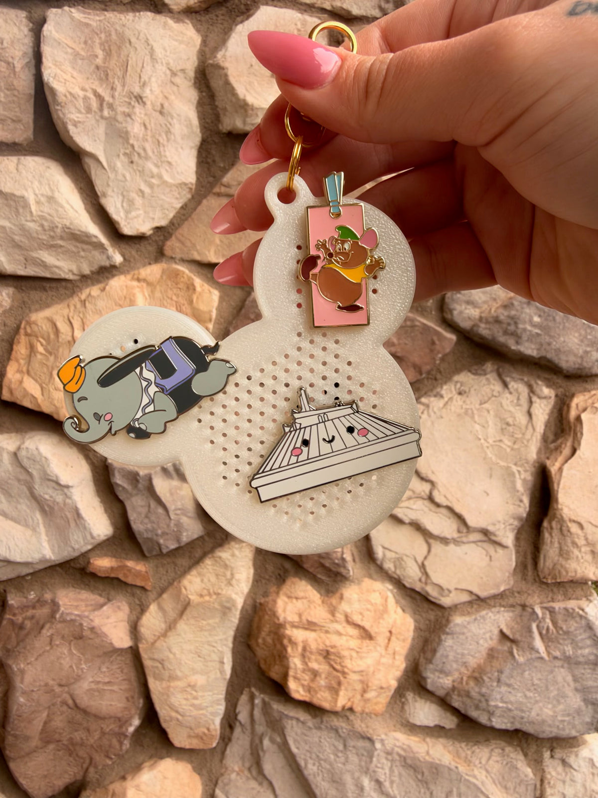 Pin Trading Board Keychain (Printed + Shipped)