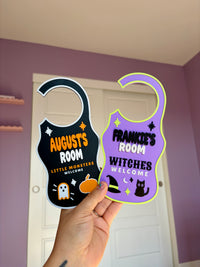 Witches Welcome Halloween Door Hanger | STL + 3MF 3D Print Files