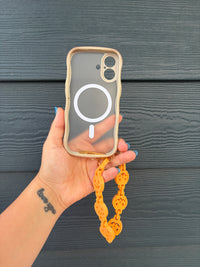 Pumpkin Phone Wristlet