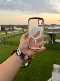 Volleyball Phone Wristlet — Printable Files (STL + 3MF)