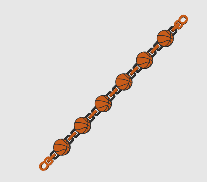Basketball Phone Wristlet — Printable Files (STL + 3MF)