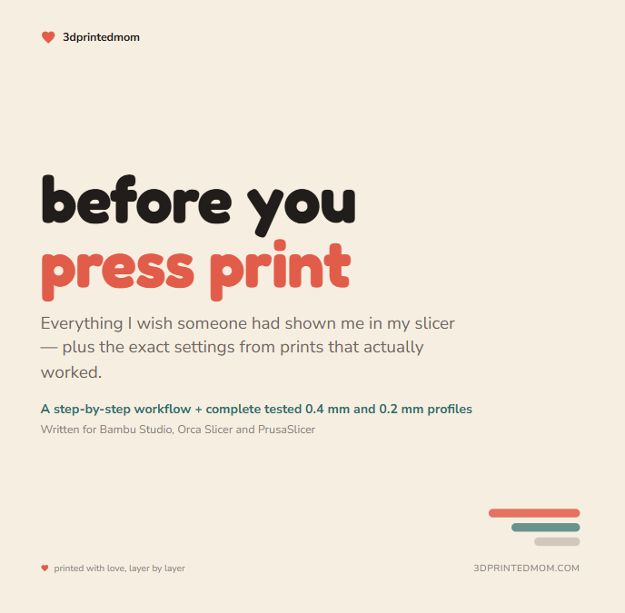 Before You Press Print: Beginner 3D Printing Guide + Tested 0.4 & 0.2 Settings