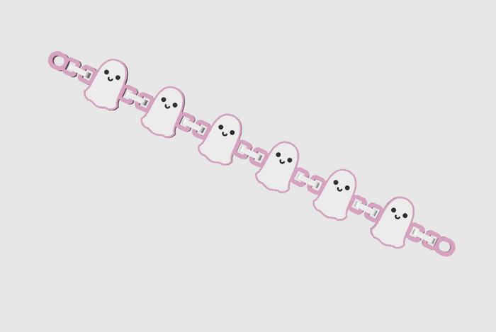 Ghost Wristlet — Printable Files (STL + 3MF)